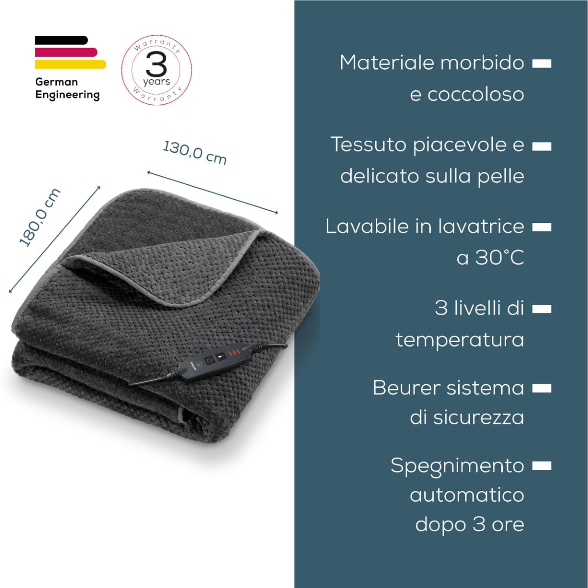 Coperta Termica HD 65 - Dark Grey
