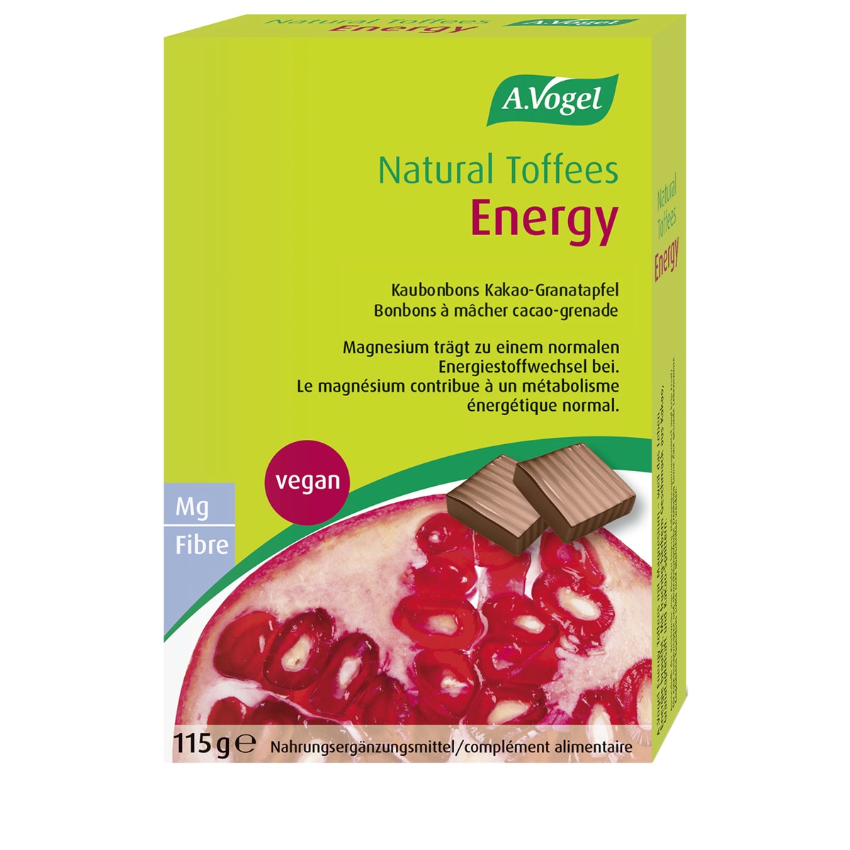 Natural Toffees Energy – Cocoa-Pomegranate
