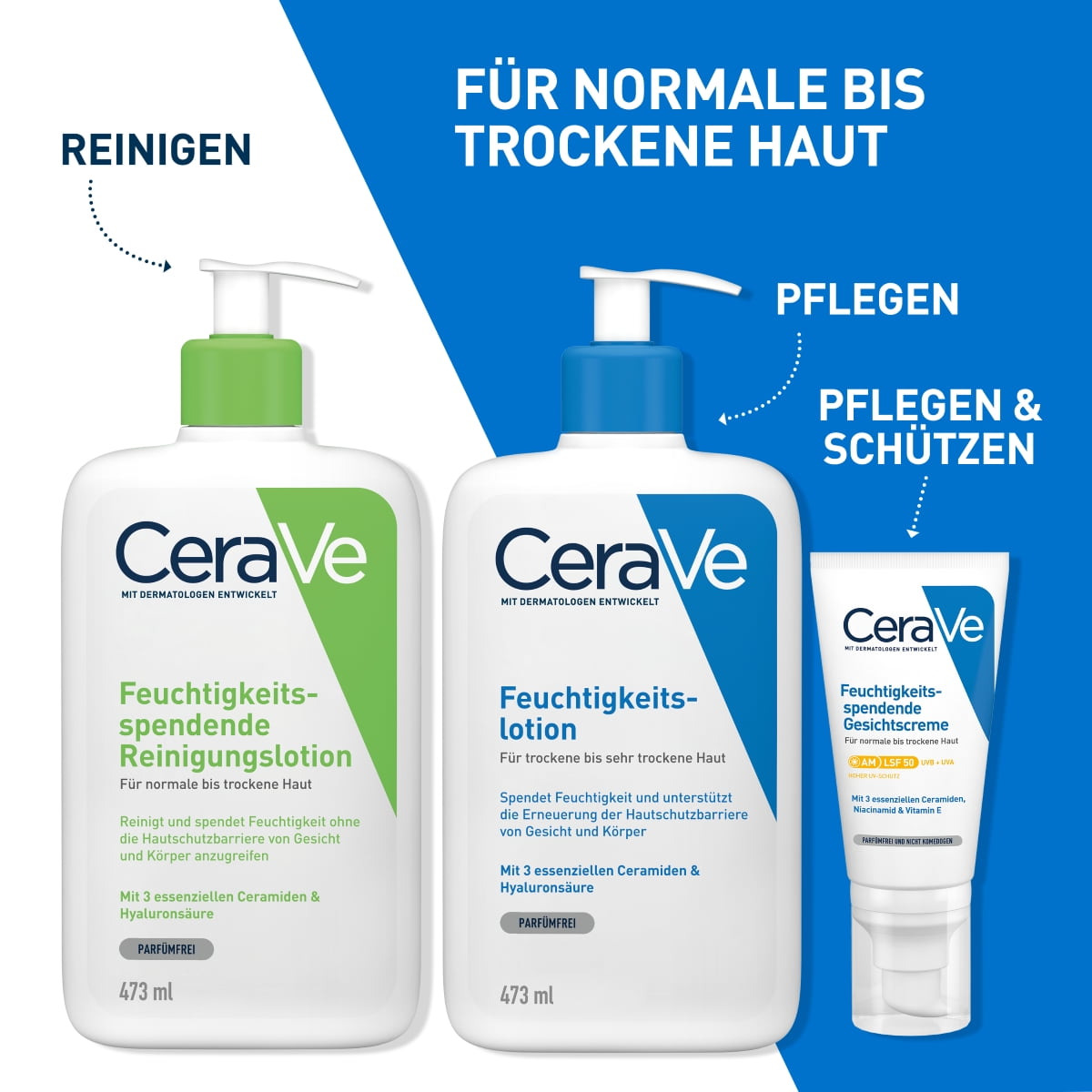 Feuchtigkeitsspendende Reinigungslotion
