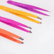 4 Piece Combination Tweezer Set - Brights