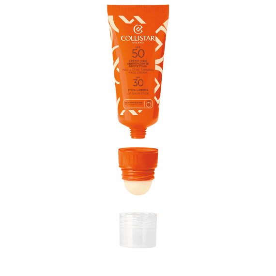 Protective Tanning Face Cream SPF50 & Lipbalm Stick SPF30