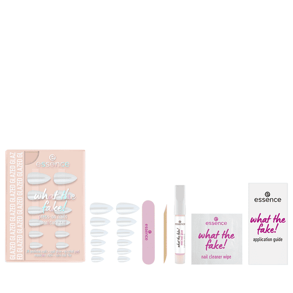 Press-On Nails Manicure Set - 01 Glazed