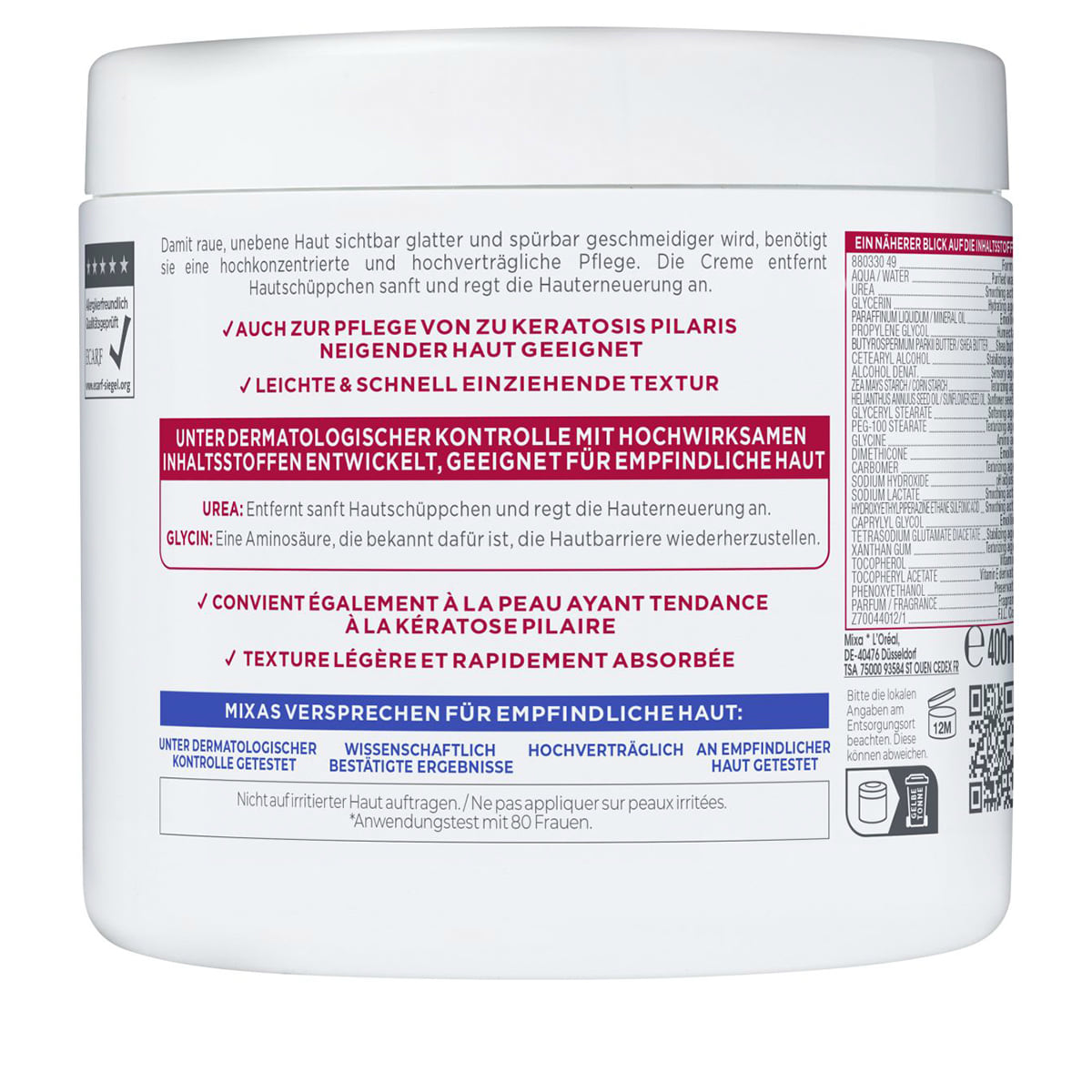 Crème Régénérante Pour La Peau