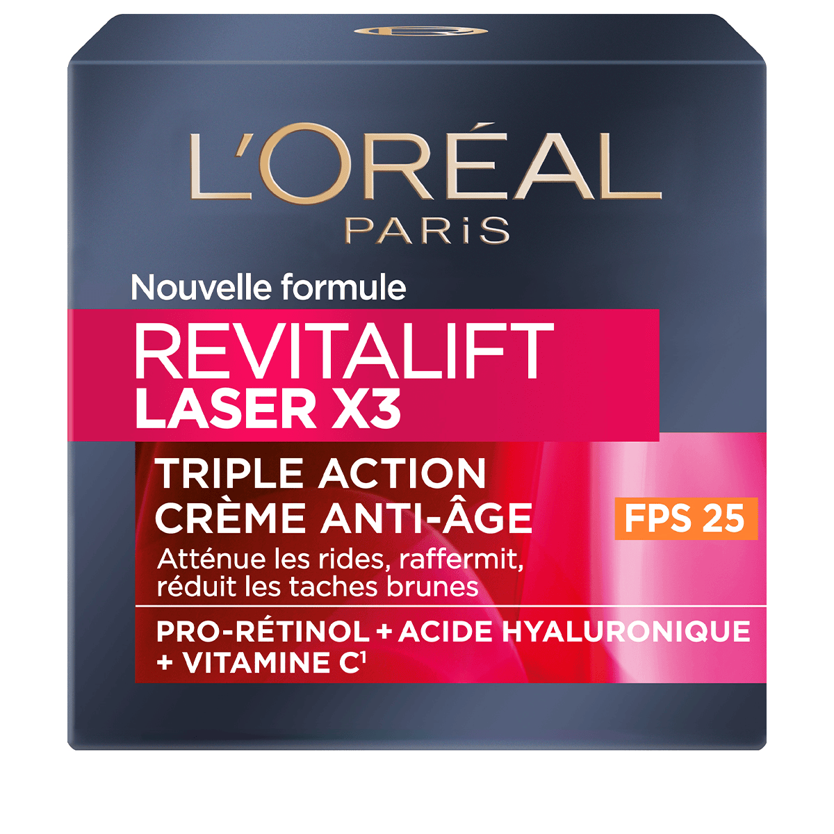 X3 Crème de jour anti-âge triple action SPF 25