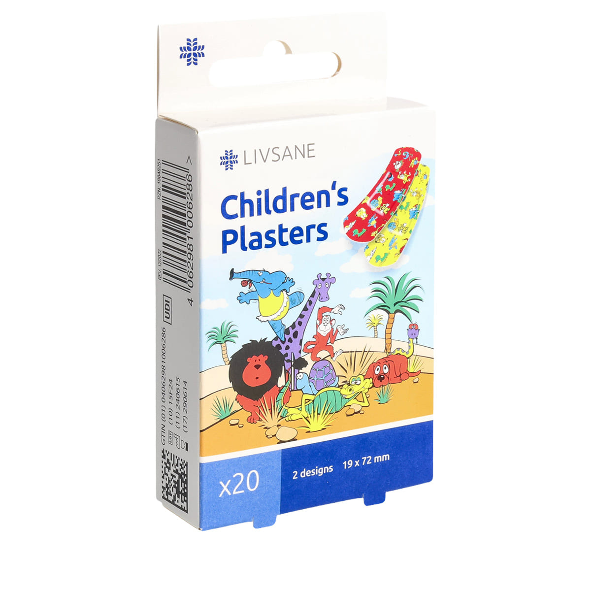 Pansements enfants animaux rigolos - 20 pcs.