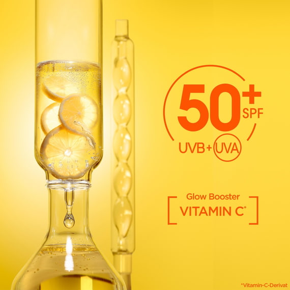 Vitamin C Tägliches Sonnenfluid Glow mit LSF 50+