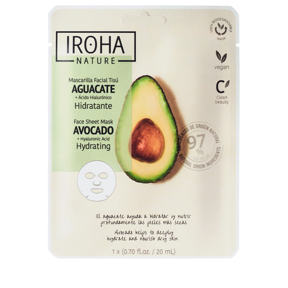 Hydrating Face Sheet Mask Avocado + Hyaluronic Acid
