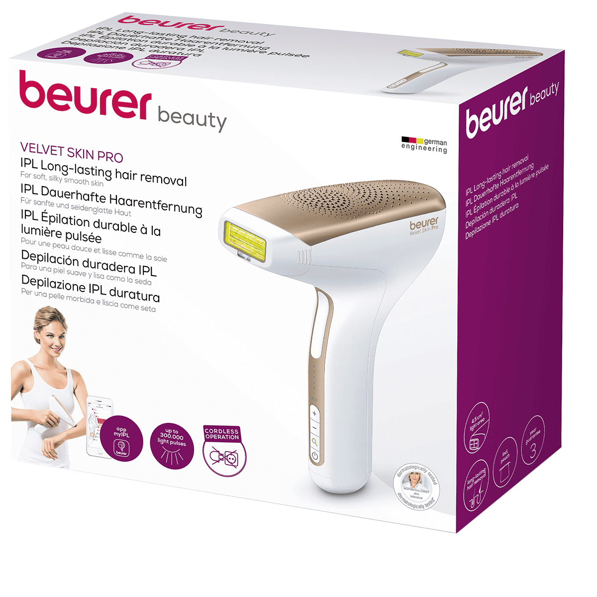Appareil d'épilation Velvet Skin Pro IPL 8500