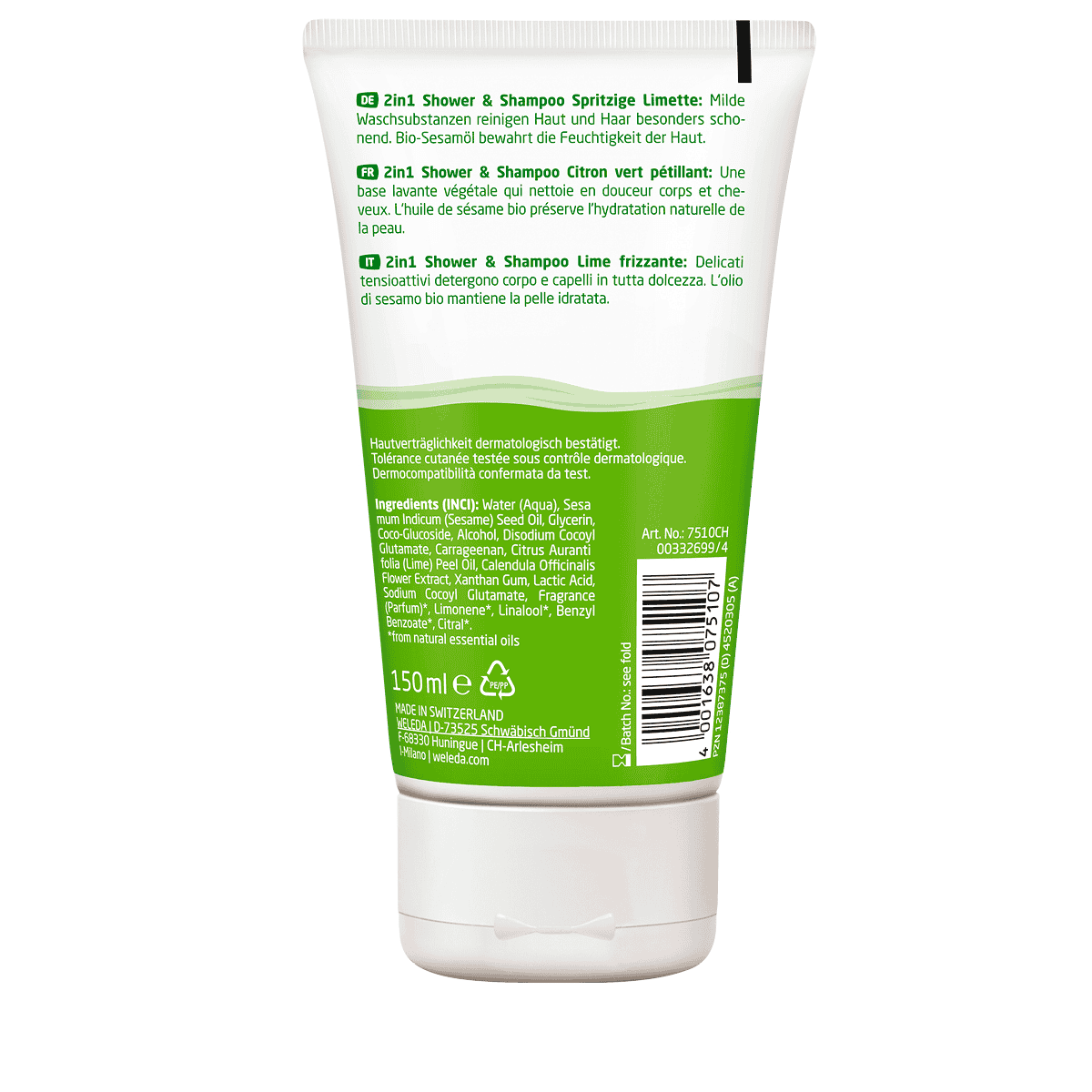 Kids 2in1 Shampoo and Body Wash Lively Lime