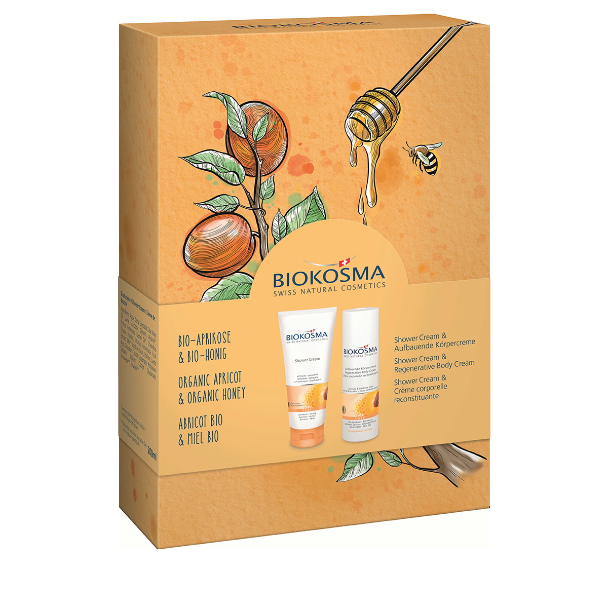 Coffret cadeau abricot miel