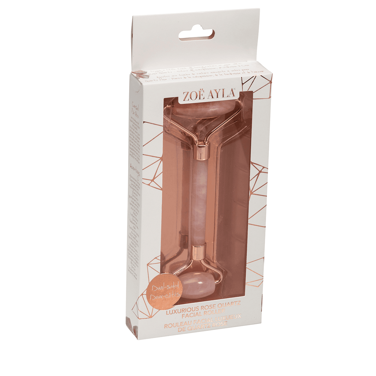 Luxurious Rose Quartz Facial Roller