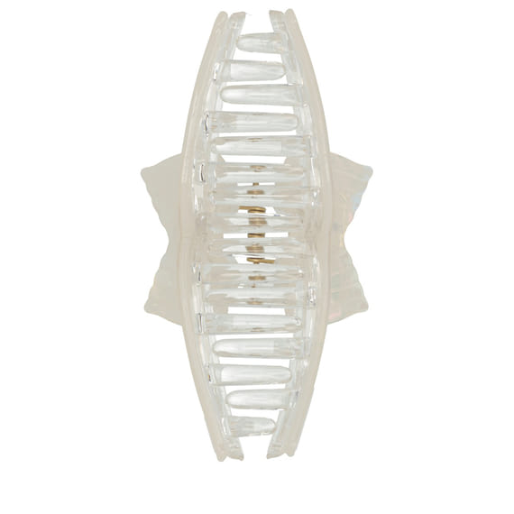 Fin-Shaped Clip - Cream