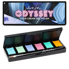 Cream Gel Palette, Odyssey Pastel, Brush