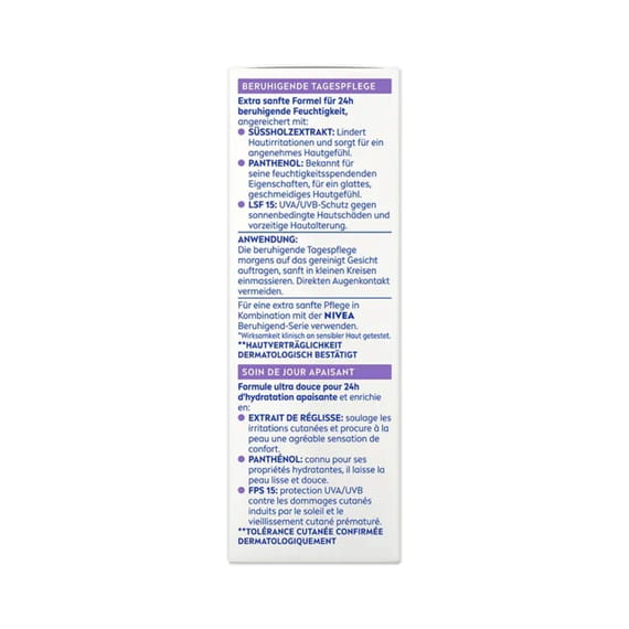 Soins Apaisants de Jour SPF15