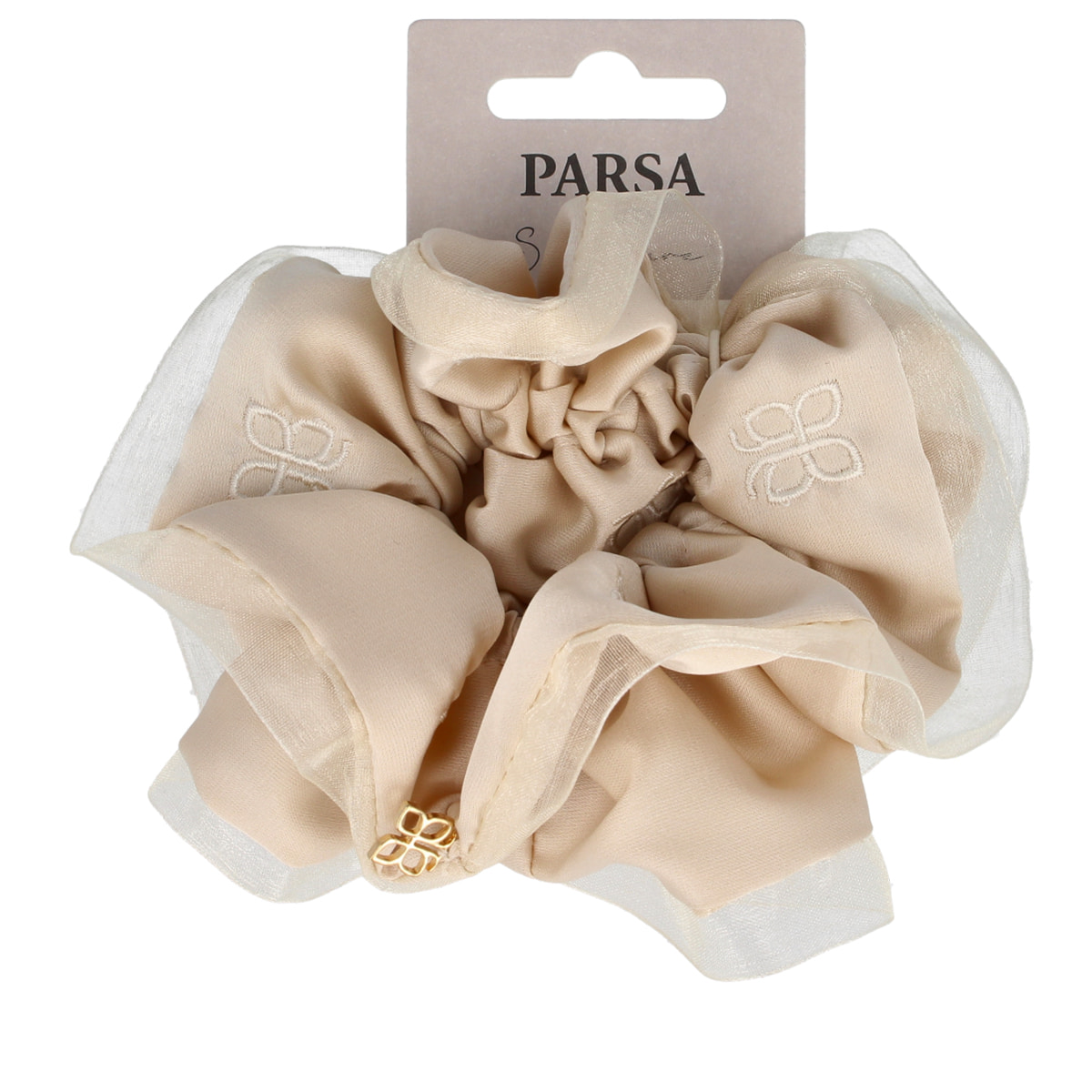 Scrunchie, ricamato, 1 pz.