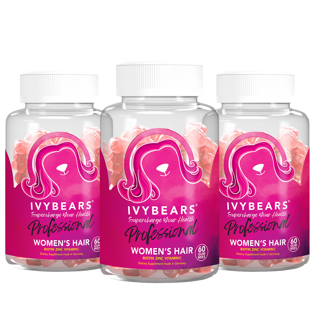 3 Monatspackung Professional Women's Hair