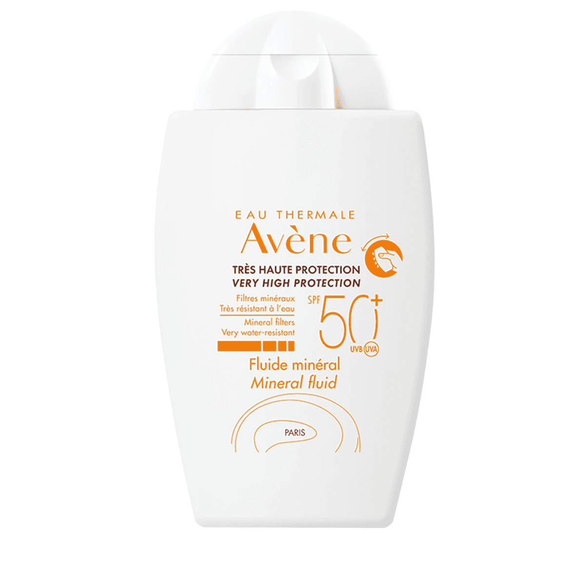 Fluide solaire minéral SPF50+