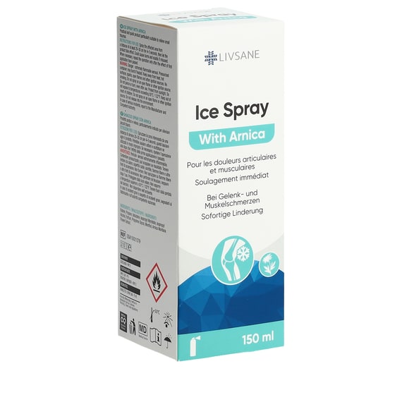 Spray ghiaccio con arnica