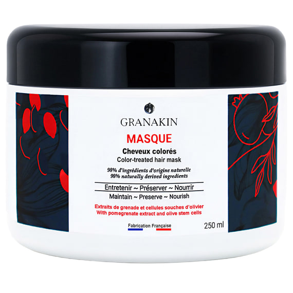 Masque cheveux colorés