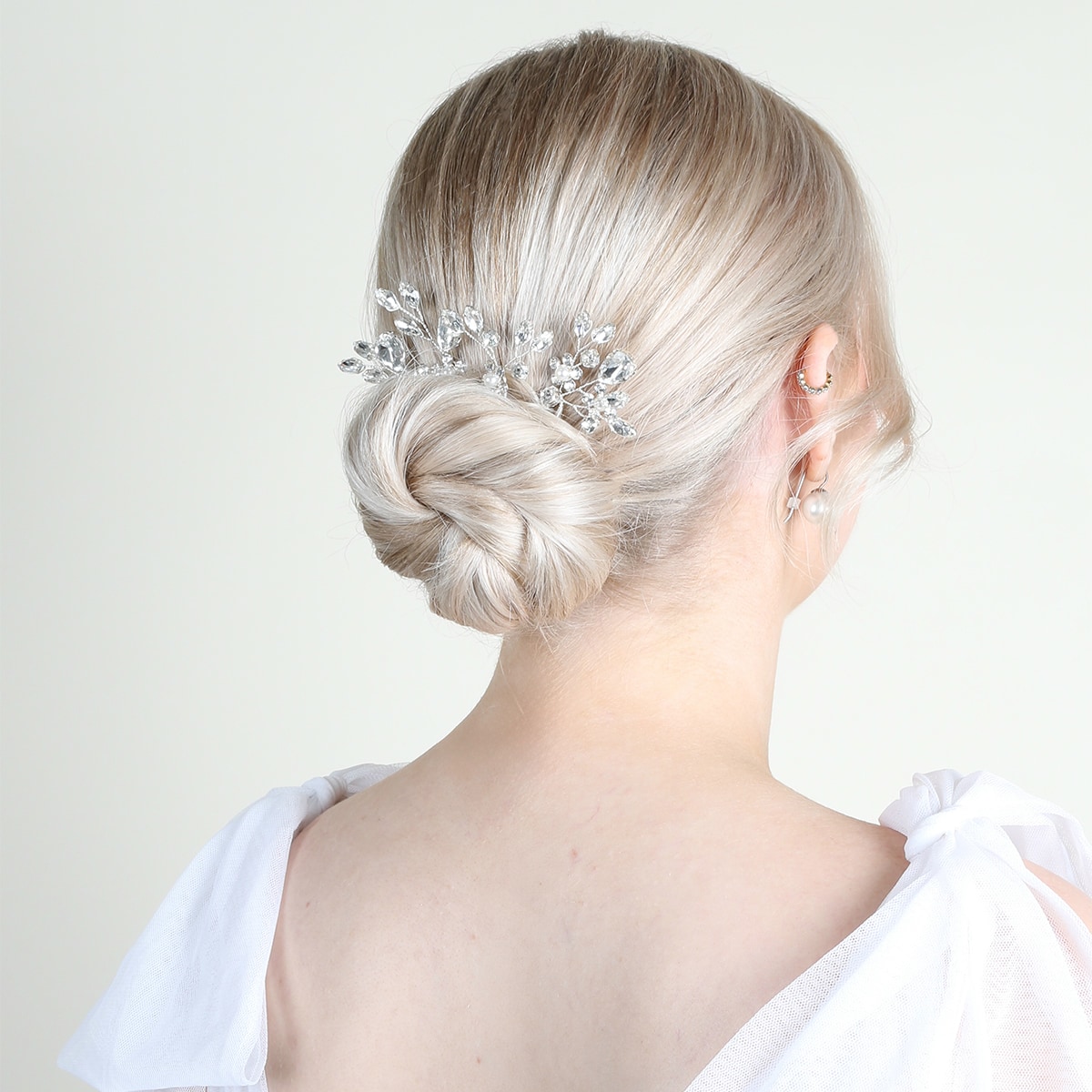 Lot De 3 Épingles À Cheveux Avec Strass & Perles