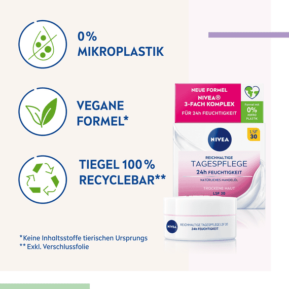 Reichhaltige Tagescreme SPF30