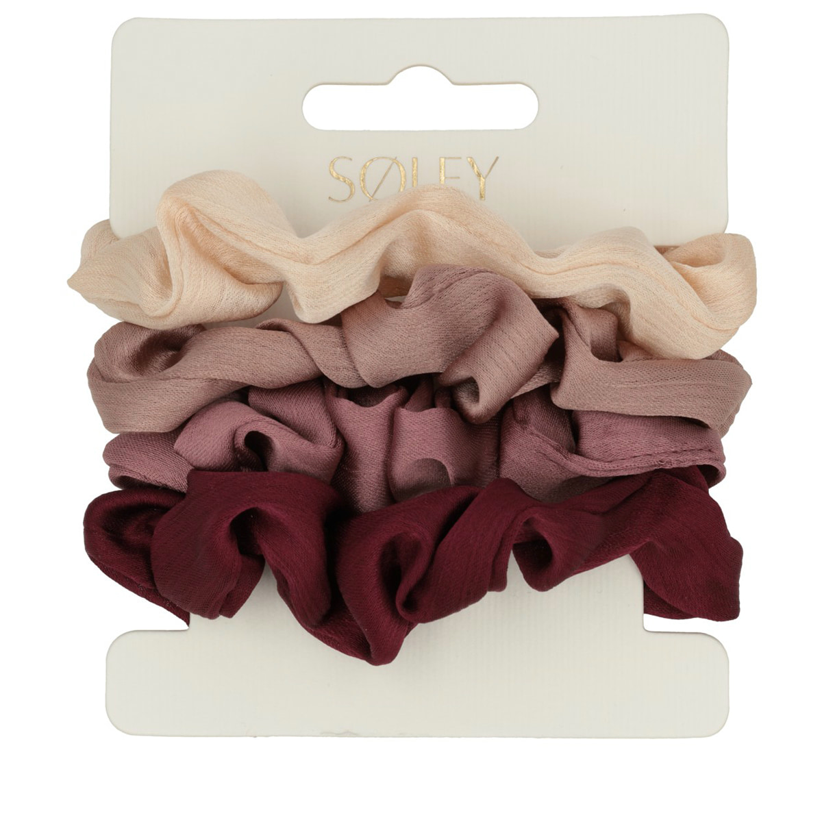 Hair Ties - Beige, Old Pink, Pink, Bordeaux