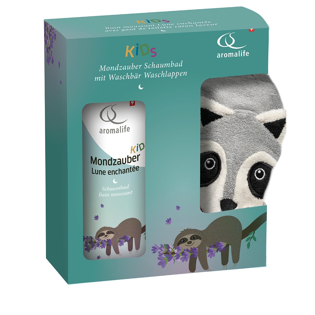 Kids Moon Magic Bath with Eco Washcloth Gift Set
