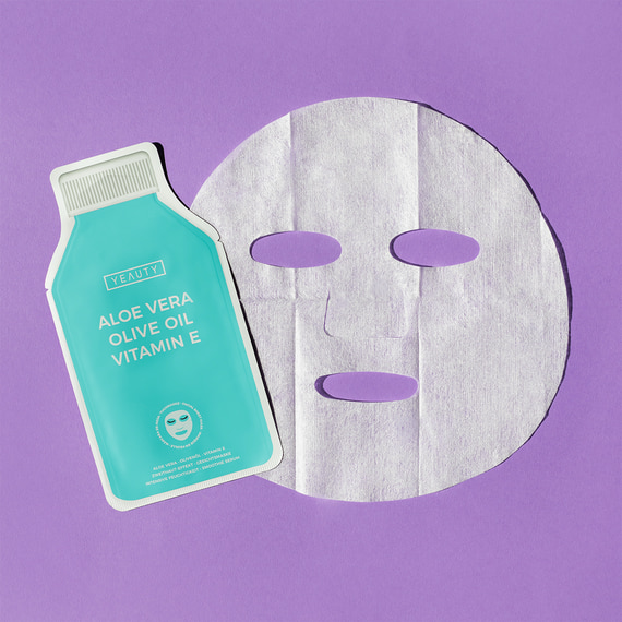 Yeauty  Tuchmaske Aloe Vera, Olive Oil, Vitamin E 32 g  haar-shop.ch