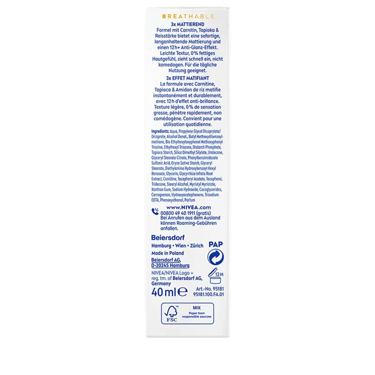 UV Face Shine Control SPF50