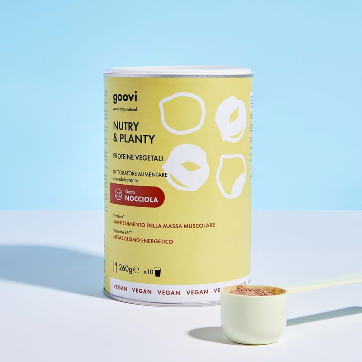 Nutry & Planty Proteine Vegetali - Gusto Nocciola