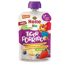 Tiger Porridge – Banane & Beeren mit Hafer & Quinoa