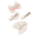 Hair clip for girls, pink and white, 4 pieces