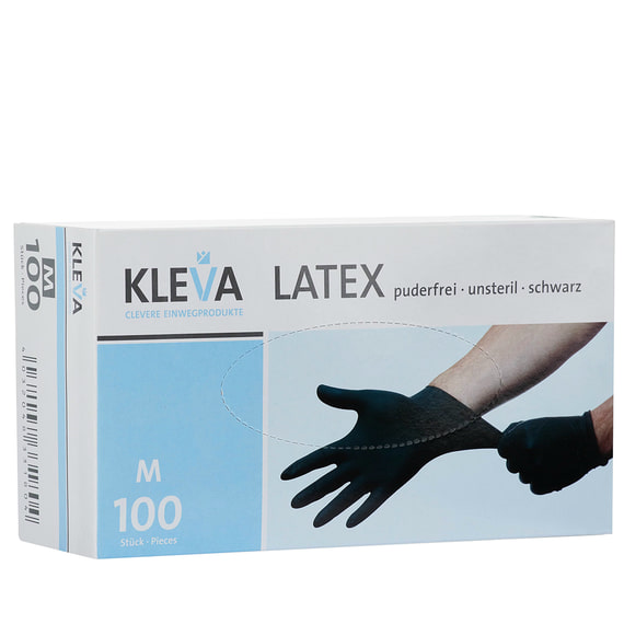 Gants en Latex Kleva non Poudrés - M, 100 pcs.