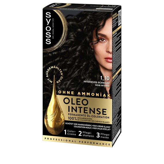 Permanent oil hair colour