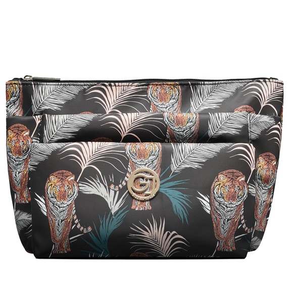 Trousse De Maquillage - Black Tiger & Palm