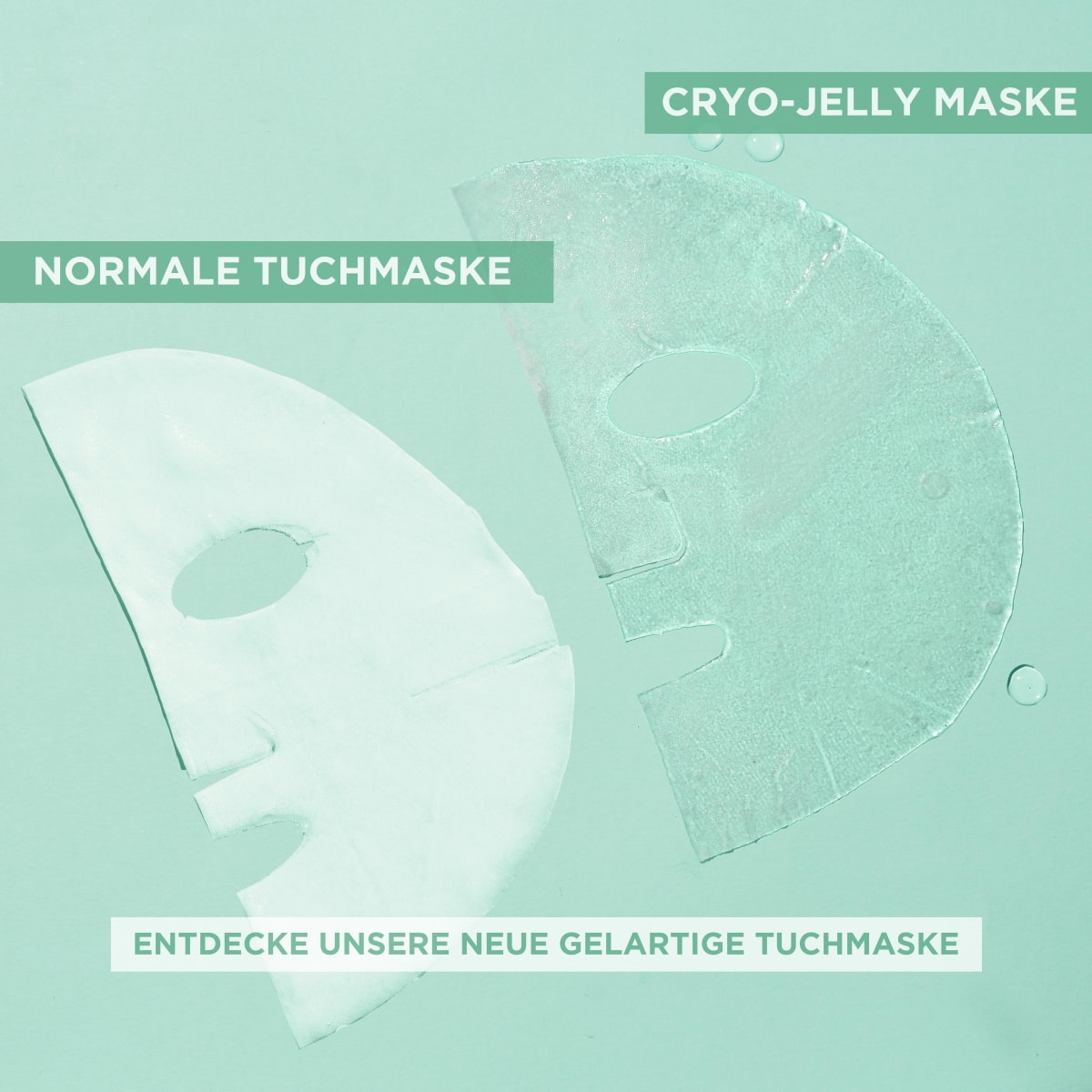 Cryo Jelly Gel-Gesichts Tuchmaske