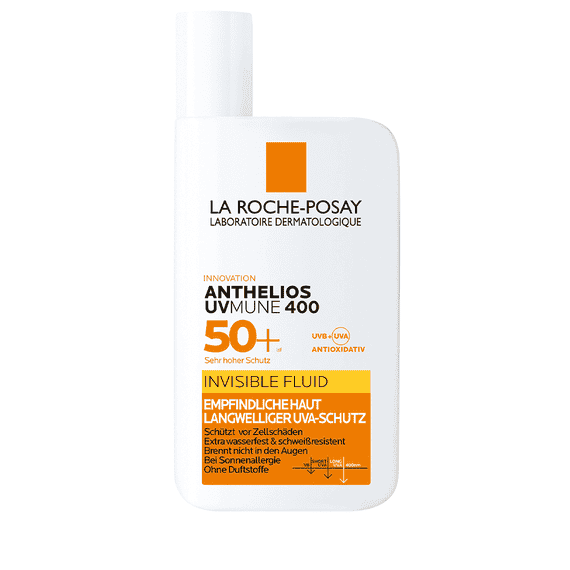 Invisible Fluid UVMune 400 SPF 50+ - Crème solaire pour le visage