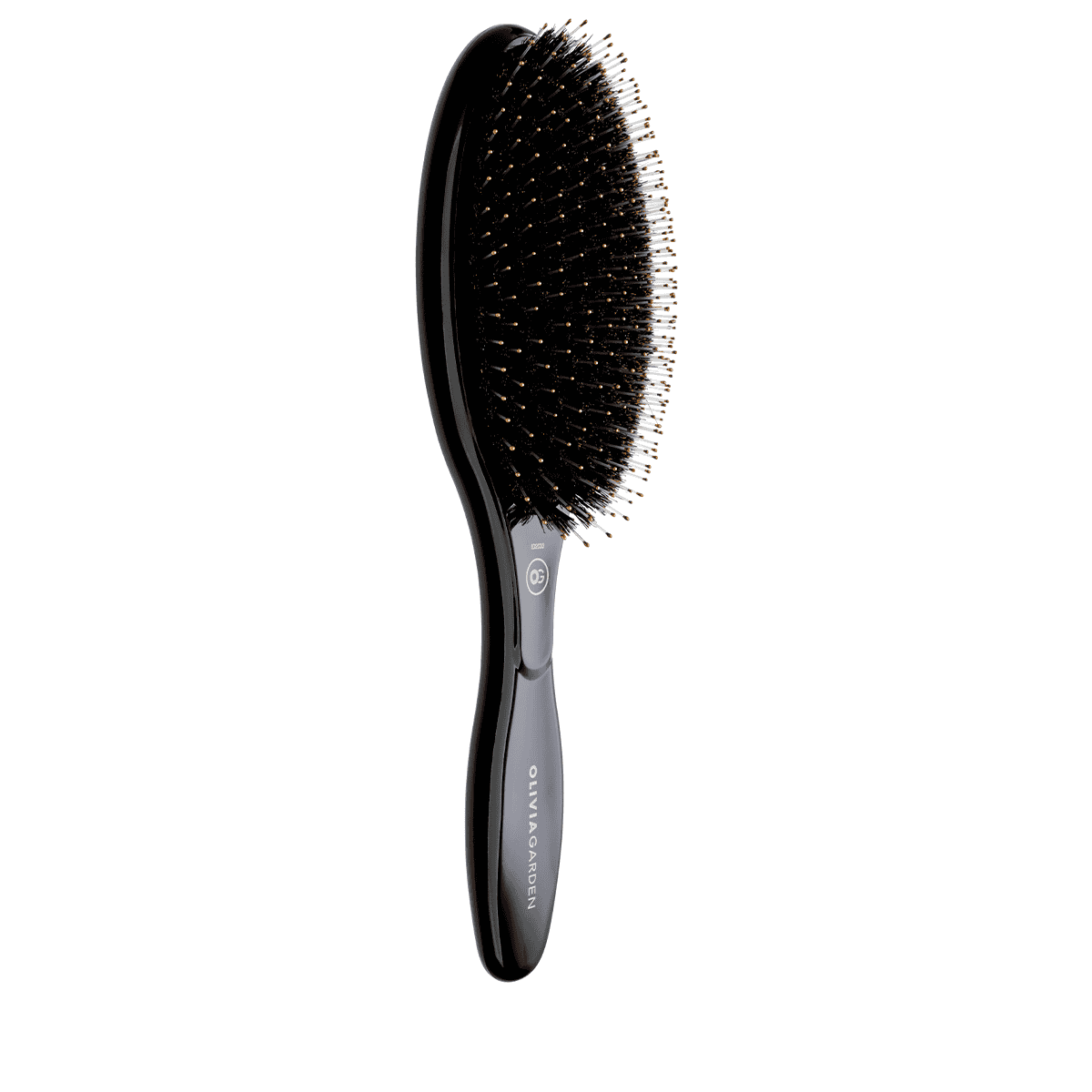 Expert Care Oval Boar&Nylon Bristles Black