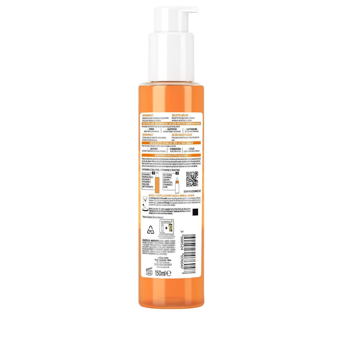 Clinical Mousse Nettoyante Visage à la Vitamine C