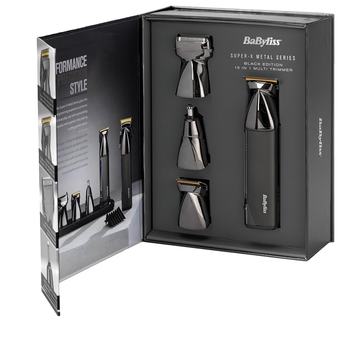 Multitrimmer 15 en 1 Super-X Metal Series Senza Filo MT991E