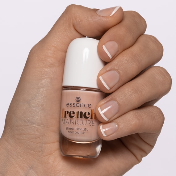 French Manicure Sheer Beauty Nail Polish - 01 Peach Please!