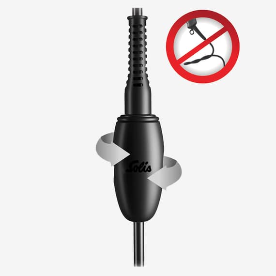 Swiss Perfection 360° ionicPro Nero Tipo 440 - Lunghezza Cavo 3 m