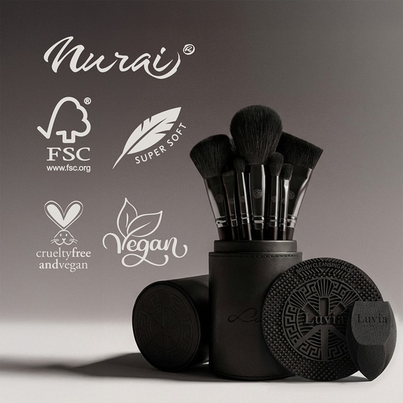 Prime Vegan Pro Brush Set - Black