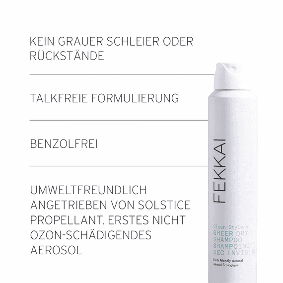 Green Aerosol Sheer Dry Shampoo