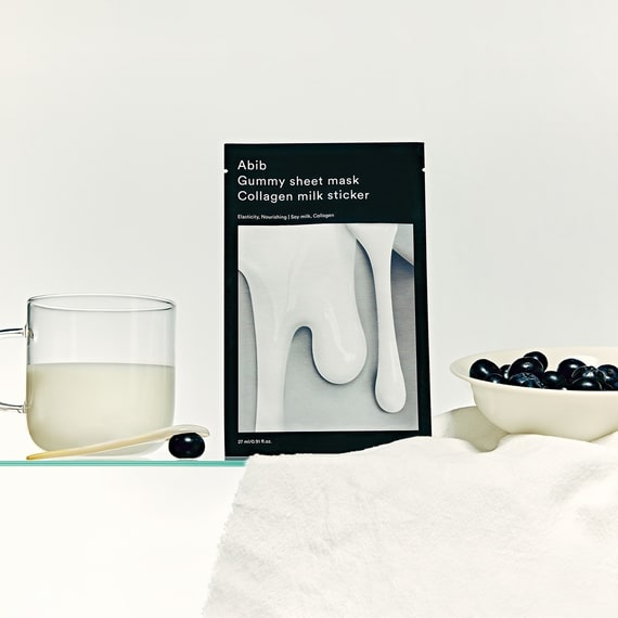 Gummy Sheet Mask Collagen Milk Sticker
