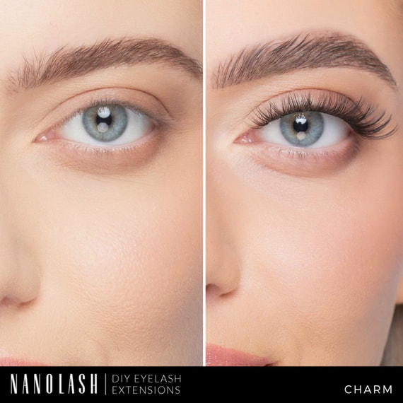 Charm - Double V Lash Look