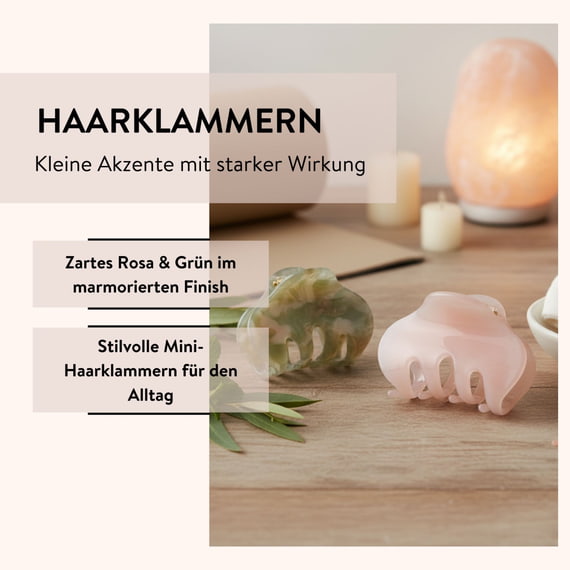Haarklammer, mehrfarbig, 2Stk.
