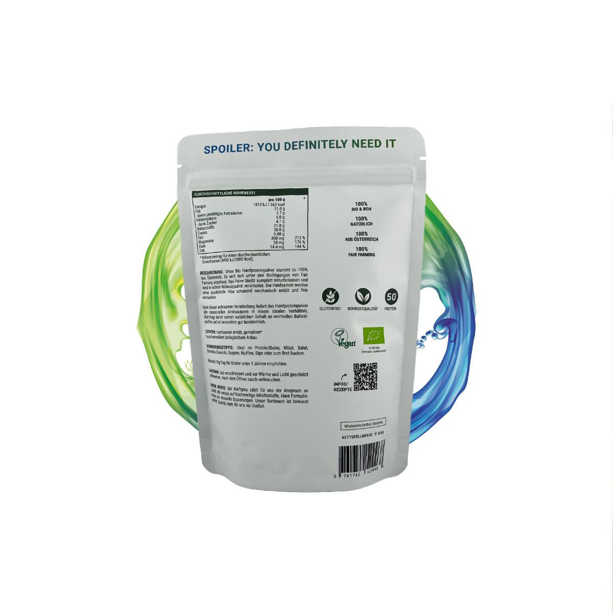 Organic & Raw Hemp Protein