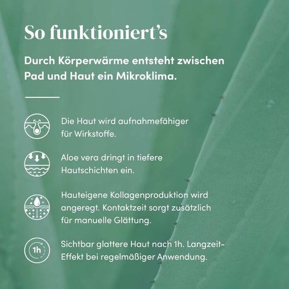 Wiederverwendbare Augen-Schläfen Pads mit Aloe Vera