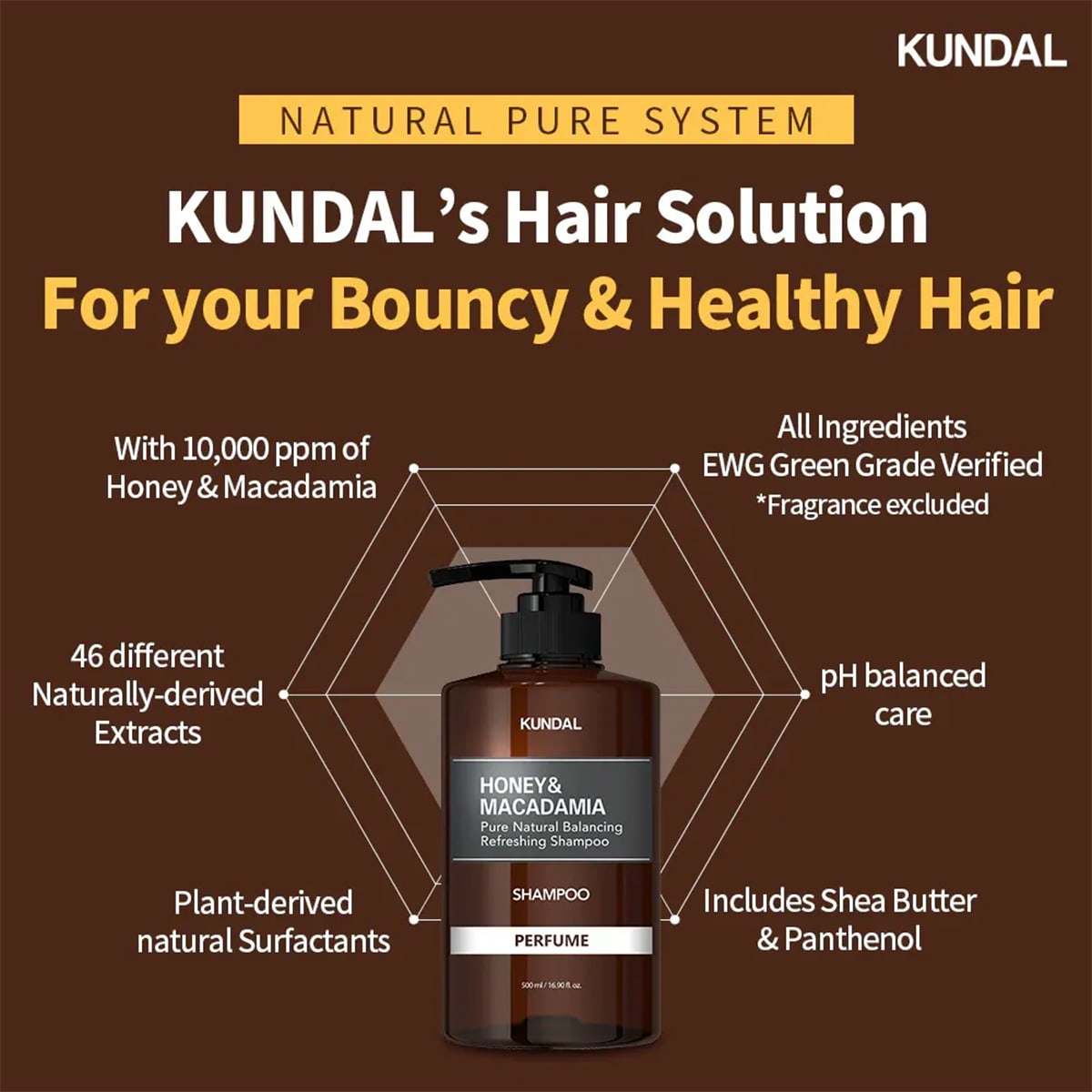 Honey and Macadamia Nature Shampoo - Cherry Blossom